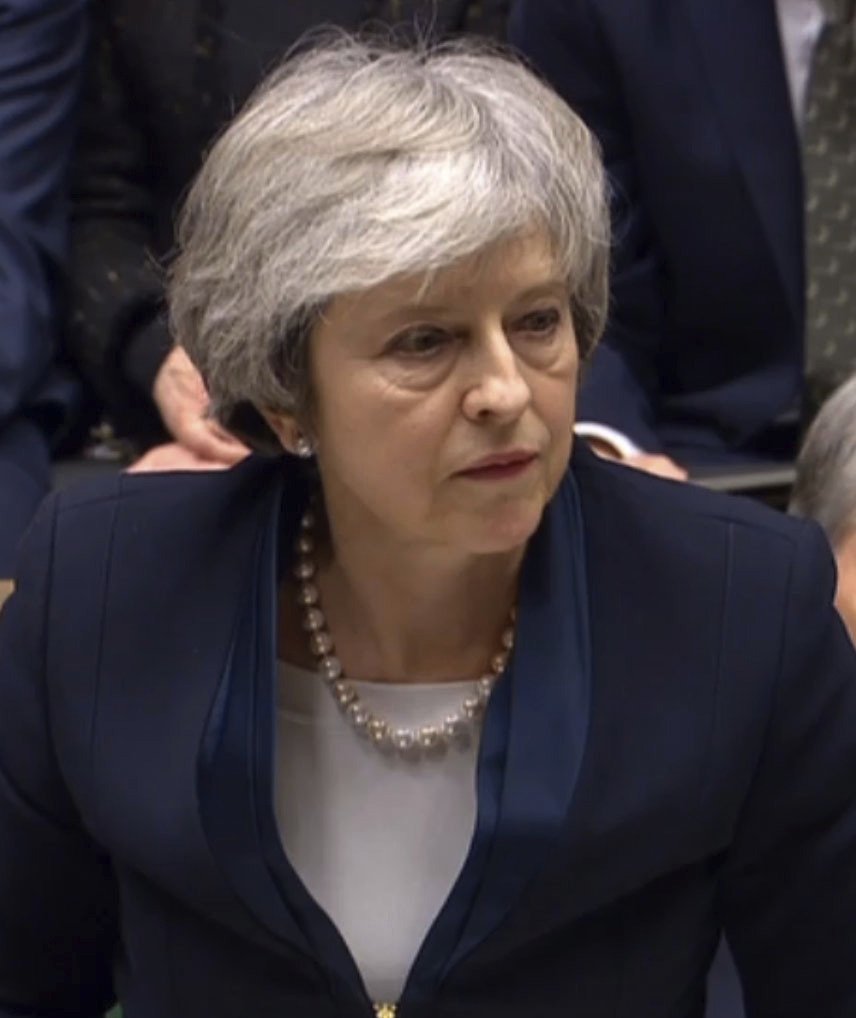 Hlasování o dohodě o brexitu neuspělo: Theresa Mayová (15. 1. 2019)