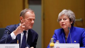 Donald Tusk a Theresa Mayová (25. 11. 2018)