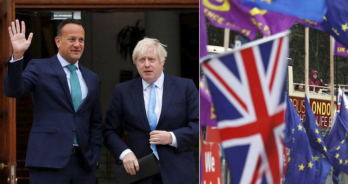 Irsko odmítlo nový plán Borise Johnsona ohledně brexitu