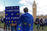 Protest za návrat Británie do EU (23.9.2023)