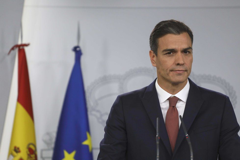 Španělský premiér Pedro Sánchez