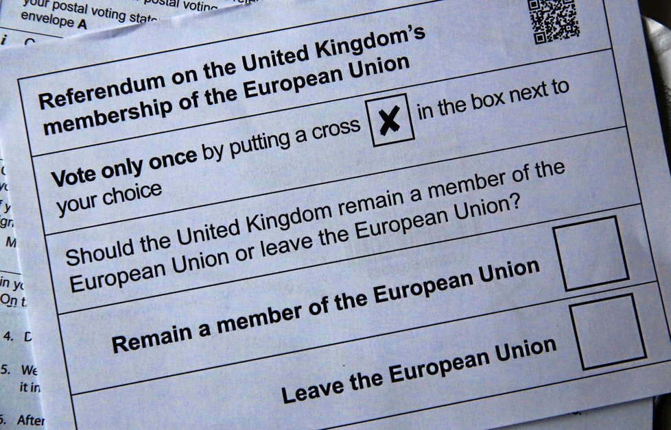 Britové budou v referendu rozhodovat 23. června. (ilustrační)