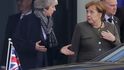 Britská premiérka Theresa Mayová a německá kancléřka Angela Merkelová
