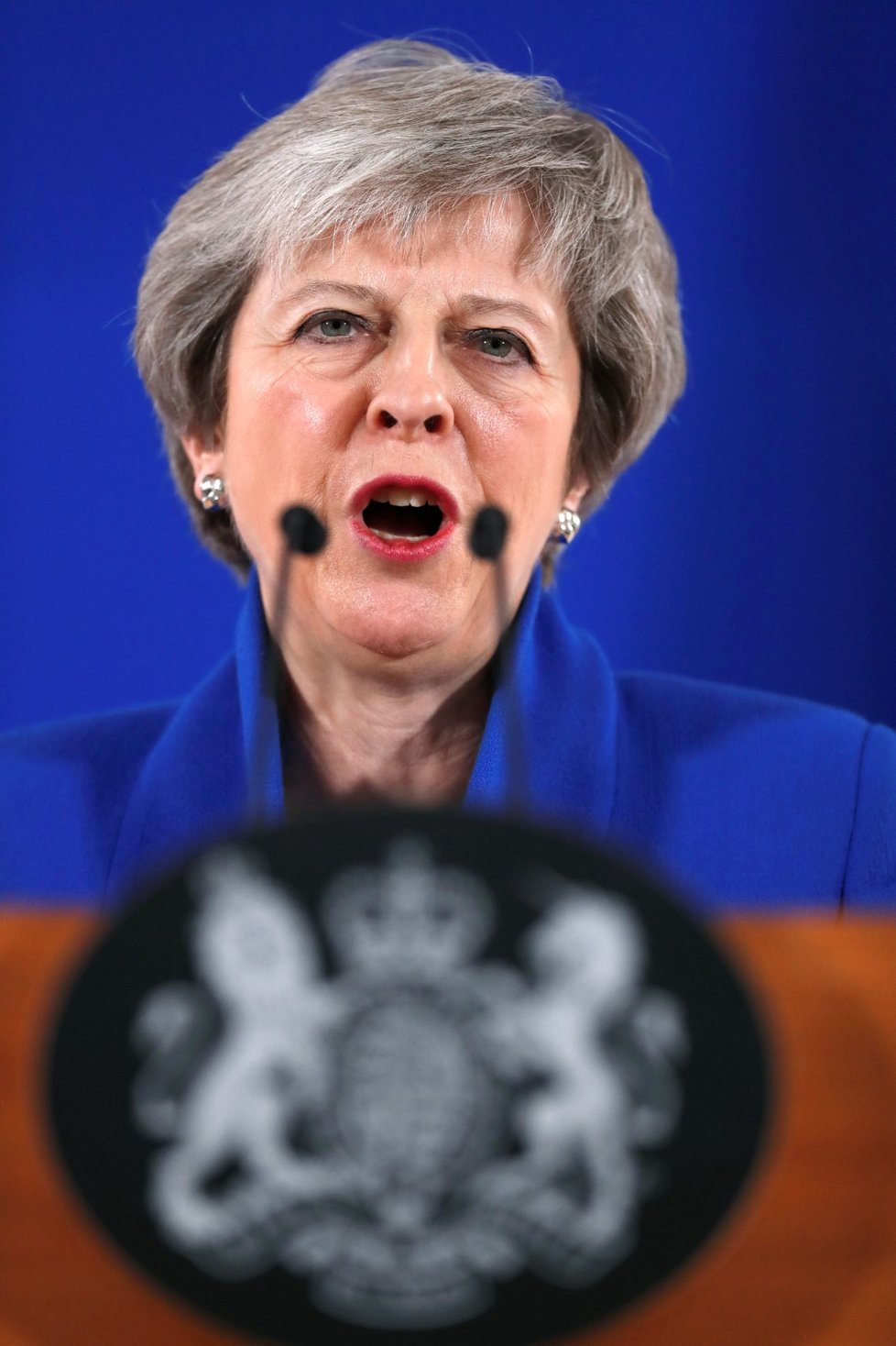 Lídři EU podpořili dohodu o brexitu: Theresa Mayová (25.11.2018)