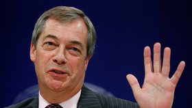 Britská rozlučka v EU kvůli brexitu: Britští europoslanci se loučí s Bruselem. Na snímku Nigel Farage.