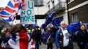 Odpůrci Evropské unie oslavují brexit (31. 1. 2020)