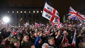 Velká Británie oslavuje odchod z Evropské unie (31.1.2020)