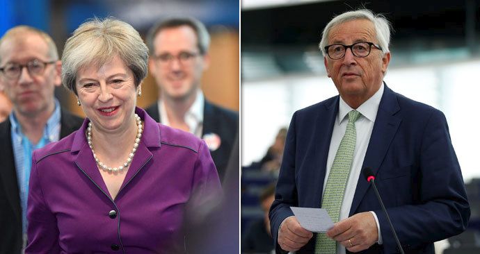 Dohady o brexitu vrcholí, Juncker ani Mayová nechtějí odchod bez dohody.