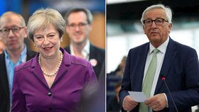 Dohady o brexitu vrcholí, Juncker ani Mayová nechtějí odchod bez dohody.