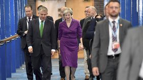 Britská premiérka Theresa Mayová na výroční konferenci Konzervativní strany.