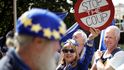 Před britským parlamentem protestují příznivci i odpůrci brexitu