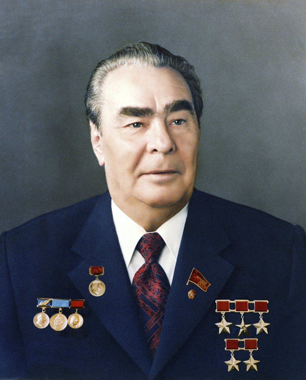 Leonid Iljič Brežněv (*19. 12. 1906 – †10. 11. 1982)
