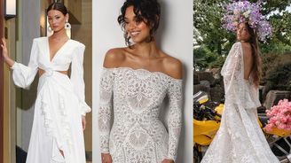Nevěsty, pozor! Tyhle trendy v roce 2022 ovládnou svatební šaty