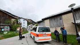 Švýcarskou vesnici Brienz museli vyklidit kvůli hrozbě pádu skály