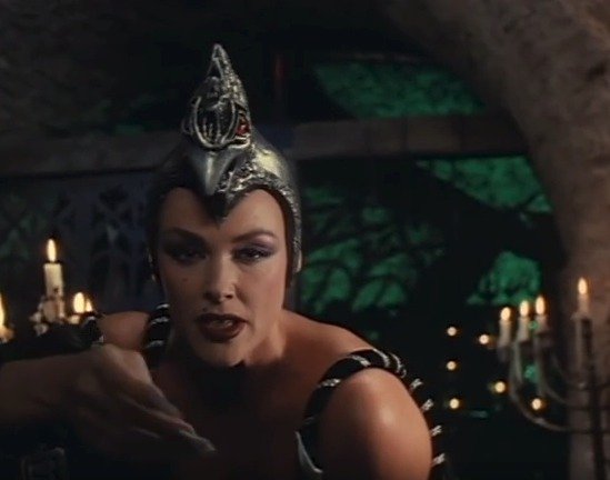 Brigitte Nielsen v pohádce Princezna Fantaghiró