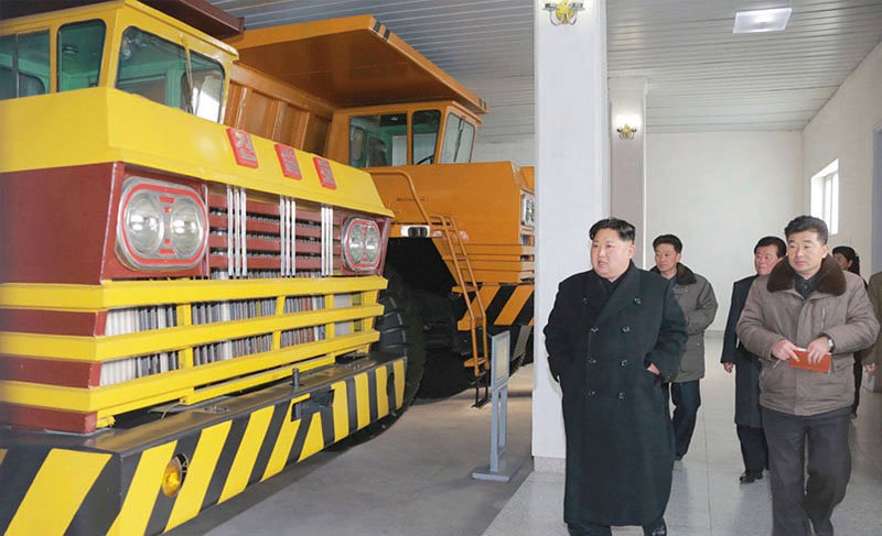 Kim Čong Un navštívil Automobilový komplex Sungri