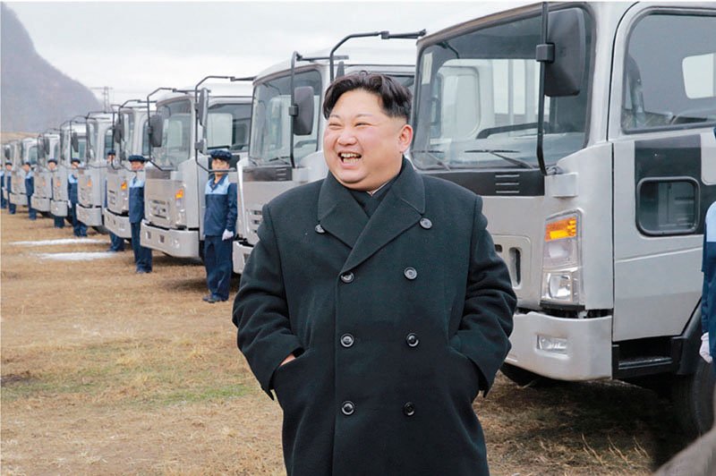 Kim Čong Un navštívil Automobilový komplex Sungri