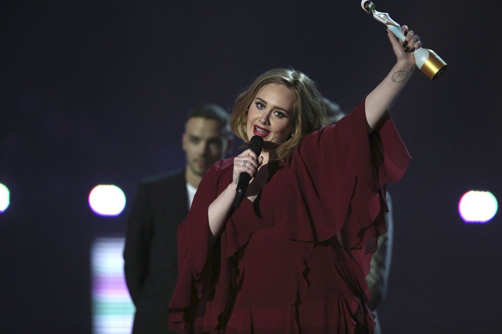 Adele si odnesla cenu za celosvětový úspěch.