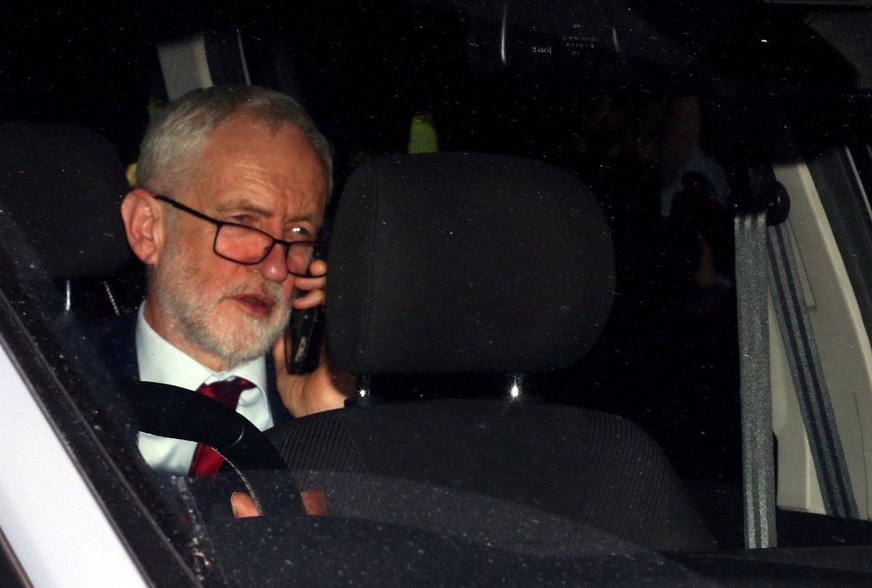 Lídr britských opozičních labouristů Jeremy Corbyn