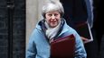 Britská premiérka Theresa Mayová v Downing Street (21. 1. 2019) 