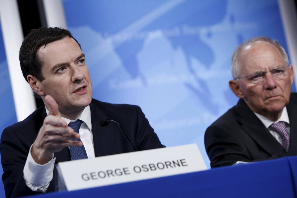 Britský ministr financí George Osborne