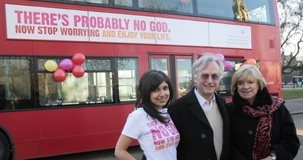Rouhačská kampaň na britských autobusech