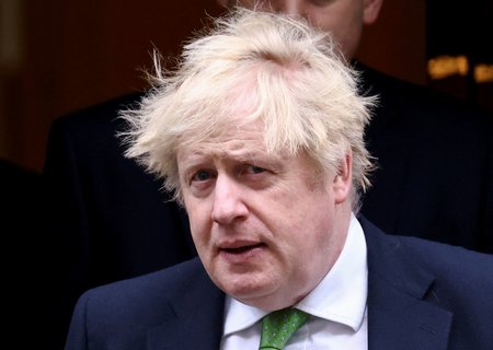 Britský premiér Boris Johnson (22. 2. 2022)