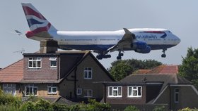 Letadla aerolinek British Airways.