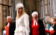 Ivanka Trumpová a princ Andrew při příjezdu do Westminster Abbey