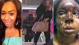 Bezpečnostní kamery zachytily útočnici maskovanou muslimským šátkem těsně před útokem 
