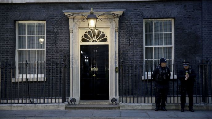Sídlo premiérky v Downing Street 10