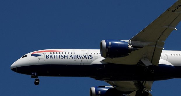 Letadla British Airways (ilustrační foto)