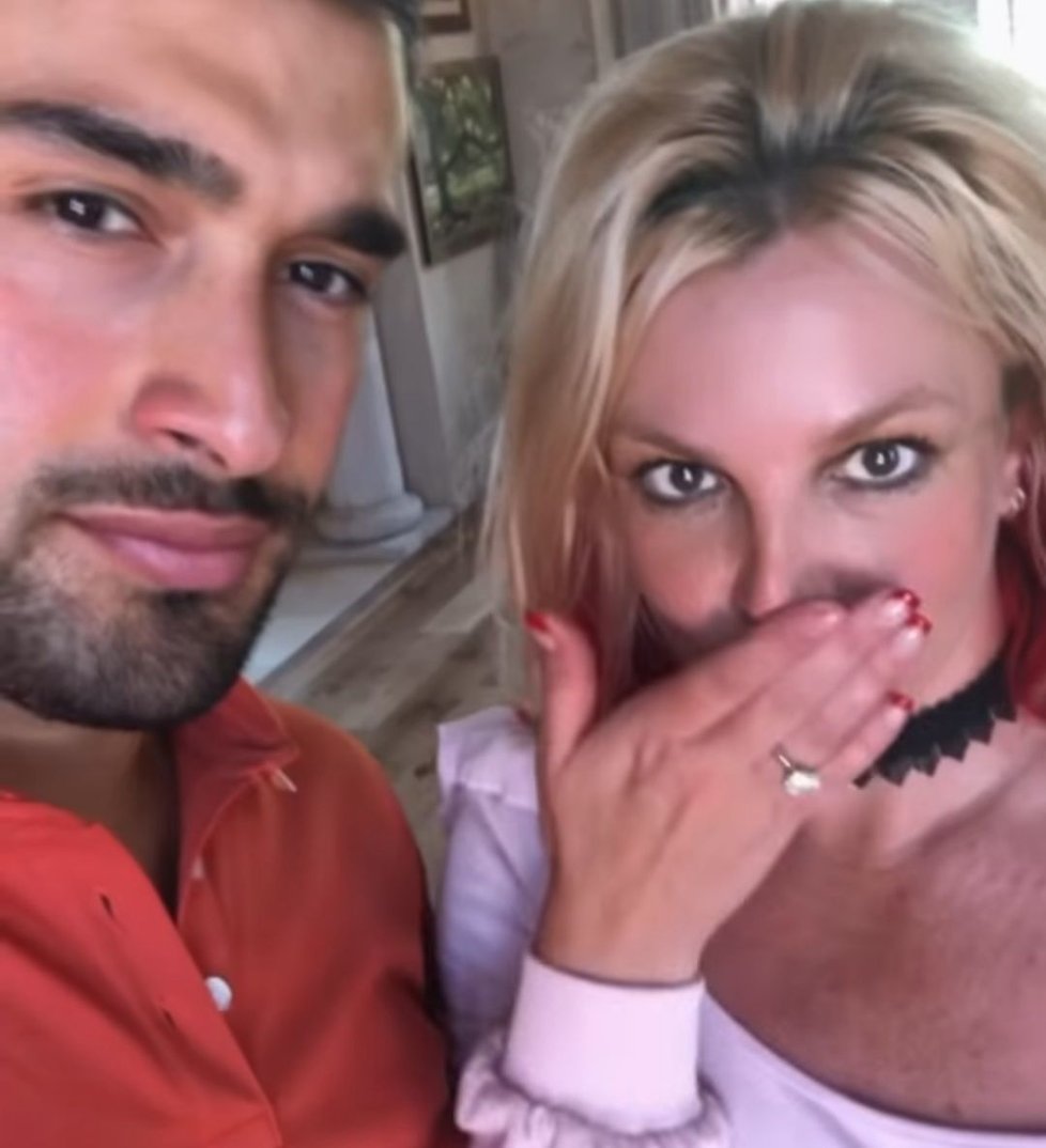 Britney Spears a její dnes již manžel Sam Asghari