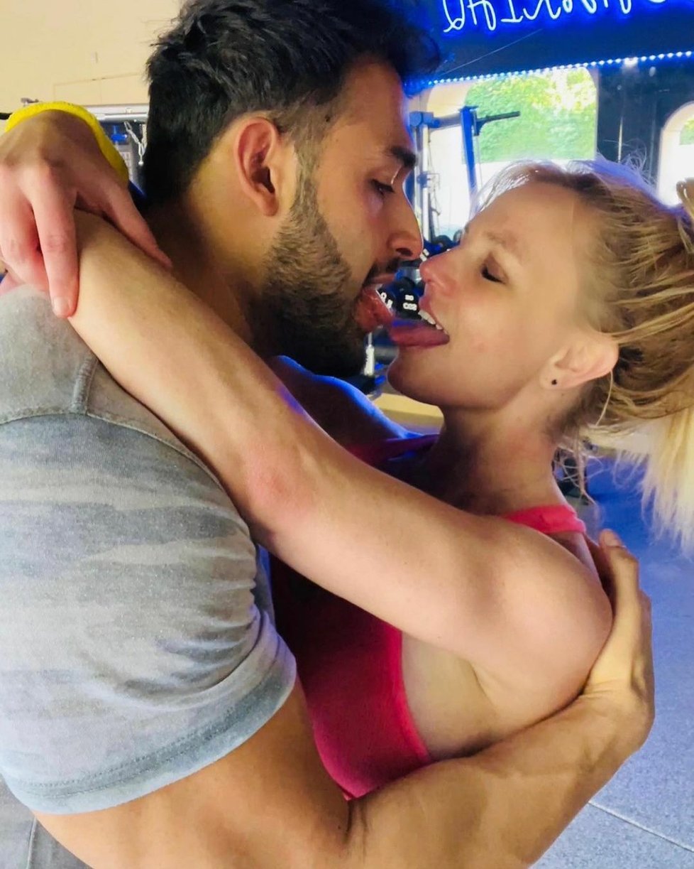 Britney Spears s manželem Samem Asgharim