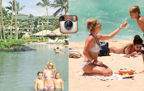 Britney Spears na Instagramu: Na Havaji ukázala perfektní křivky