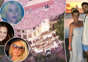 Svatba Britney Spearsové byla plná hvězd.