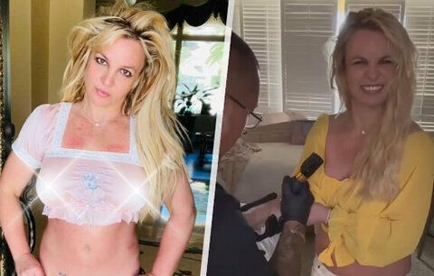 Britney Spearsová po šílené scéně v restauraci: Otřesné tetování a změna jména! 