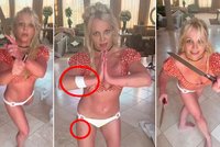 Britney Spearsová jako časovaná bomba: Krvavý tanec s noži!