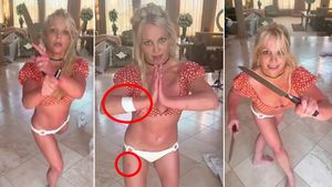 Britney Spearsová jako časovaná bomba: Krvavý tanec s noži!