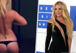 Britney Spears se pochlubila zadečkem v tangách.