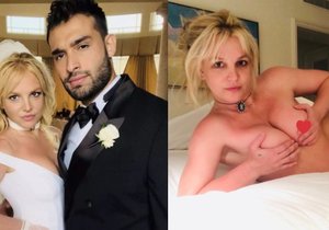 Britney se fotila, kterak se povaluje po posteli v kalhotkách.