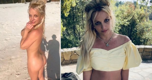Britney se v moři ráda koupe nahá.