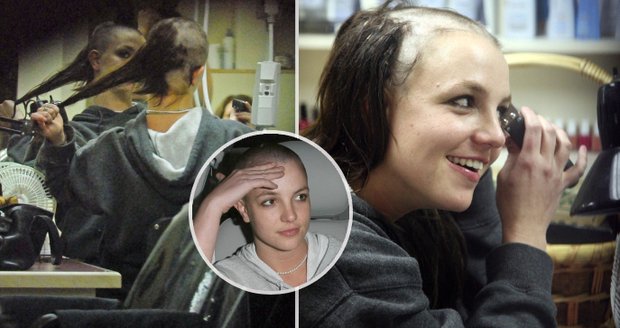Britney si v roce 2007 oholila hlavu dohola.