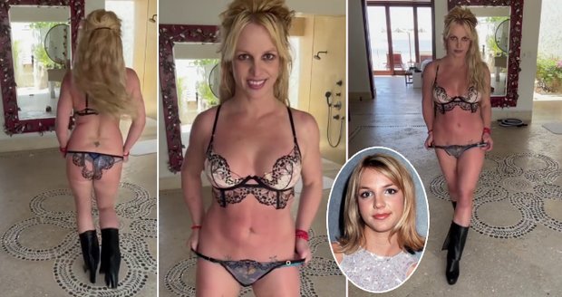 Britney Spears se ukázala v rajcovním prádélku.