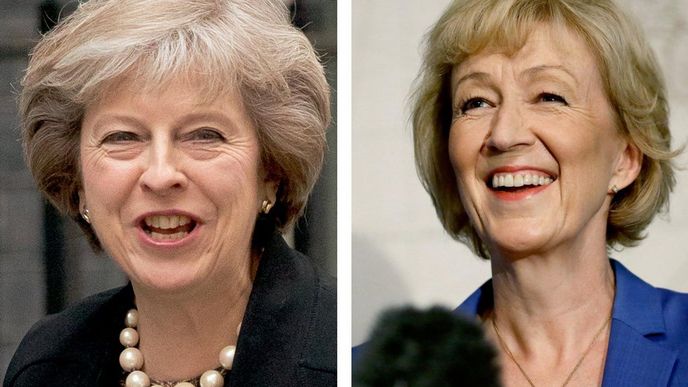 Britské političky Theresa Mayová a Andrea Leadsomová