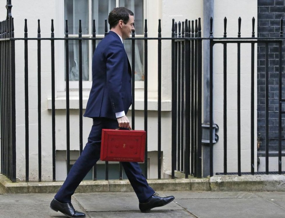 Britský ministr finance George Osborne