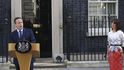 Britský premiér David Cameron oznamuje rezignaci