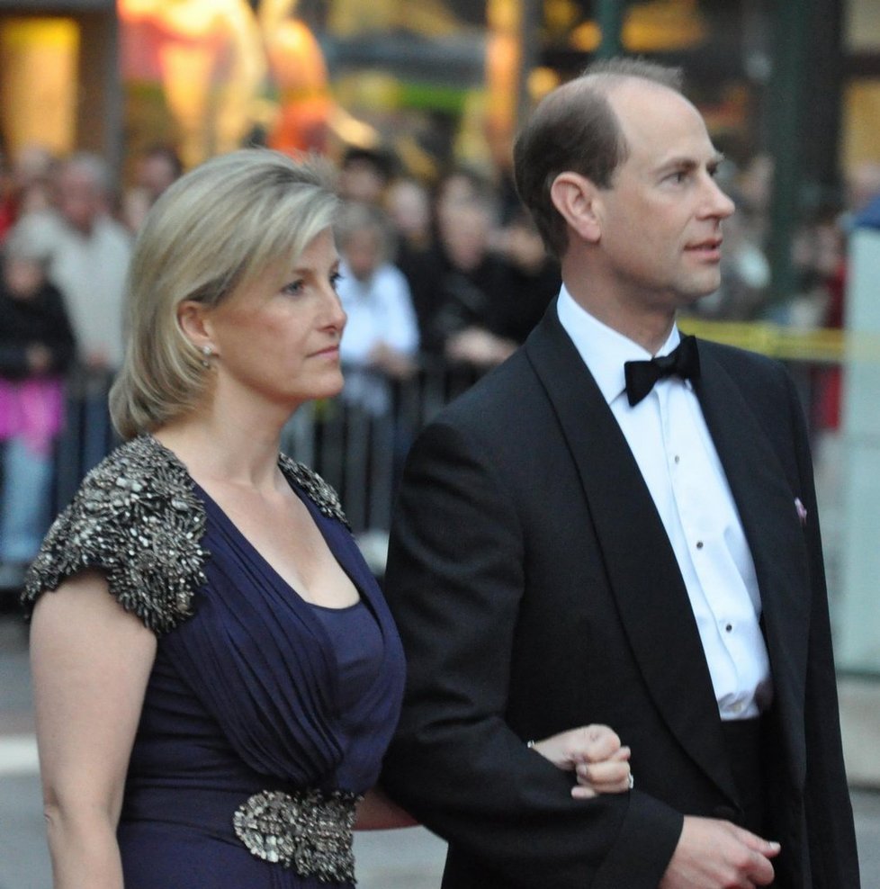 Britský Princ Edward s manželkou Sophie