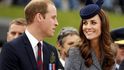 Britský princ William a vévodkyně Kate