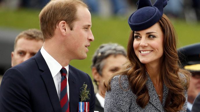 Britský princ William a vévodkyně Kate